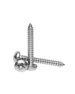 Pan Head Self Tapping Screws - Mild Steel Bright Zinc Plated Steel