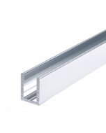 Polished Chrome Effect U Channel for 8mm Glass Shower Screens