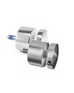 Glass Adapter with Threaded Stud 50mm Ø - 30mm Mounting Distance