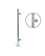 Pre-Drilled Round End Post Kit with Model 25 Clamps - Indoor Use - 42.4mm Ø