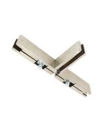 DORMA PT51 Double Overpanel Patch with Fin Fitting C/W 15mm Ø Pivot