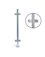 Pre-Drilled Round Centre Post Kit with Model 25 Clamps - Indoor Use - 42.4mm Ø