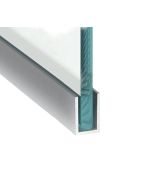 U Channel for All-Glass Shop Fronts - 25mm x 38mm