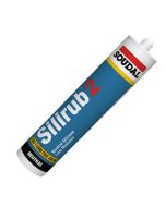 SOUDAL Silirub 2 Neutral Cure Silicone Sealant - Brilliant White