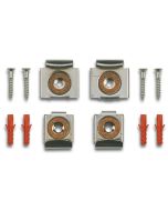 Mirror Supporting Clip with Coil Spring Function