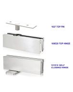 Colcom Biloba Unica Self Closing Patch Fitting Set for Glass Doors
