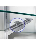 VITRIS Plastic Suction Cup for Glass Shelving Brackets