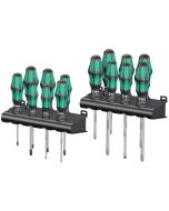 WERA Kraftform Plus Lasertip SL/PH/PZ/TX 14 Piece Screwdriver Set