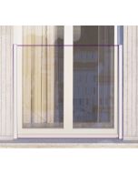 Easy Glass View Juliette Balcony Set - Aluminium, White RAL 9016