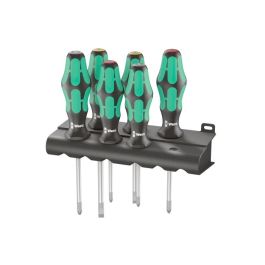 Wera 335/350/355/3 Schroevendraaierset Kraftform Plus met 300 mm lange